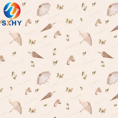 China Wrinkle Resistant Custom Spandex Custom Cotton 97%3% Chiffon Digital Printed Textile Fabric For Baby Clothing for sale