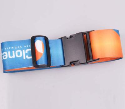 China Fashional Custom Luggage Backpack Belt, Polyester Suitcase Strap, Adjustable Luggage Strap Belt for sale