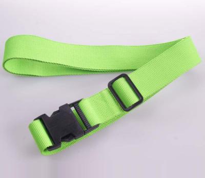 China Fashionable Green Durable Fabric Luggage Strap for sale