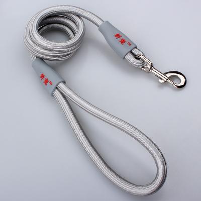 China Custom Viable Fancy Different Color Logo Rope Dog Leash, Round Dog Leash for sale