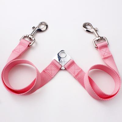 China Sustainable High Quality With Low Price Couple Two Way Nylon Dog Leash for sale