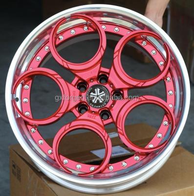 China 2 Pcs Aluminum Step Lip Forged Alloy Wheel Customized 18