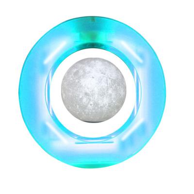 China Europe Home Decoration Magnetic Levitation Moon Lamp Hanging Floating Rotating Moon Light for sale