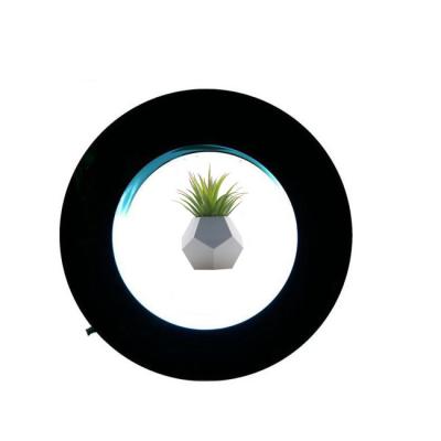 China Holiday decoration & Gift Magnetic Levitation Planter Pot Floating Flower Pot Automatically Rotating for sale