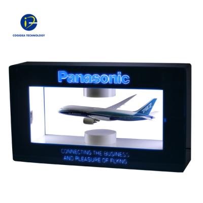 China Advertising and exhibition magnetic levitron rotating floating model airplane display for exhibition and advertisement for sale