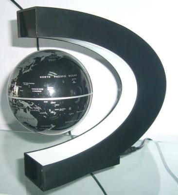 China Magic Tricks C Shape Magnetic Levitation Floating Earth Globe Rotating COG00C for sale