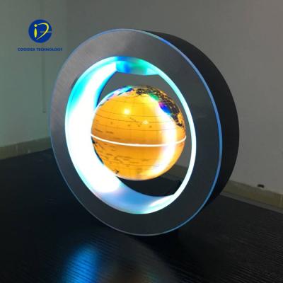 China Worldwide Excellent Magnetic Floating Gifts Floating And Rotating Earth Globe With Induction Lighting 4