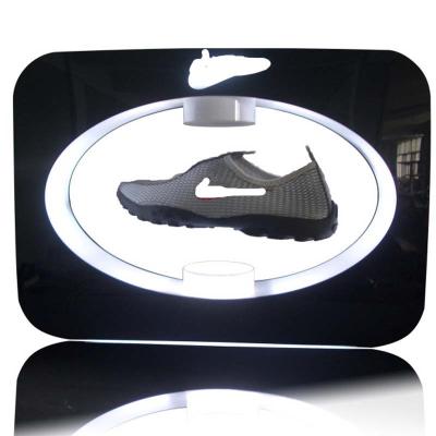 China Environmental Friendly Magnetic Levitating Advertising Shoe Display Custom Levitating Platform for sale