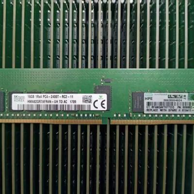 China Server Spare Memory 805349-B21 809082-091 819411-001 1x 16GB DDR4-2400 RDIMM PC4-19200 T-R Single Rank x4 for sale