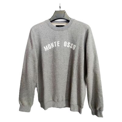 China Custom Anti-wrinkle Sweatshirts Men/Women Size 100%Organic Cotton Fabric Natural O-Neck Sweaters for sale