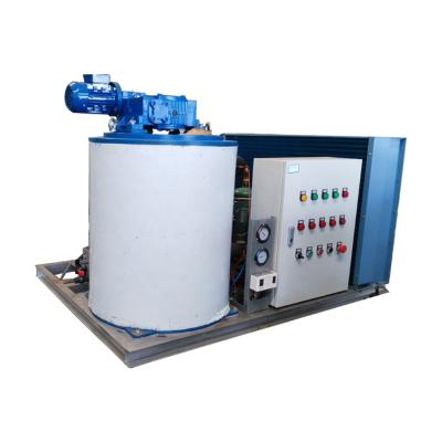 China Hotels industrial flake ice maker, flake ice machine to make ice pure, dry, without flake powder for sale