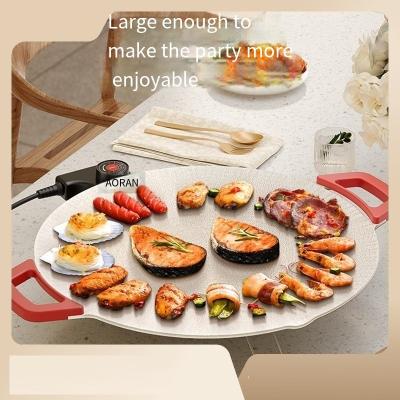 China Non-stick Surface Korean Electric Smokeless Grill Radiant Non-stick Electric Bbq Grill Commercial Electric Bbq Grill for sale