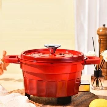 China Korean Hot Pot Mini Hot Pot Multi Function Portable Electric Cooking Pot Easily Cleaned Wholesale for sale