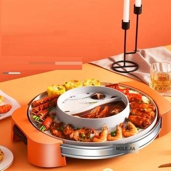 China Wholesale New Not Easily Cleaned Stick Tray Multifunction Baking Tray Electric Baking Set with Lid for sale