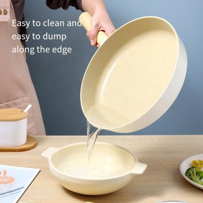 China CLASSIC Factory Household Frying Pan Ceramic Coating Nonstick Cookware Cheap Frying Pans for sale