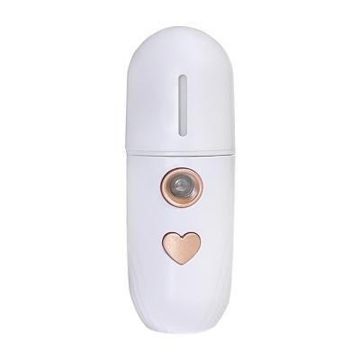 China USB Rechargeable Nano Facial Humidifier Moisturizer Sprayer Face Steamer Instruments Moisturizing Skin Tools for sale