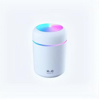 China 2023 New Releases Car Ultrasonic Humidifier Atomizer with LED Lights Smart Air Humidifier Diffuser for Home Office for sale