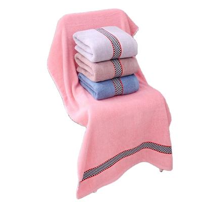 China QUICK DRY Thick Bath Towel Set 3 Pcs Towel Set Custom Your Logo Face Bath Towel Set Wholesale 100 Cotton Space Soft OEM Customized Adult for sale