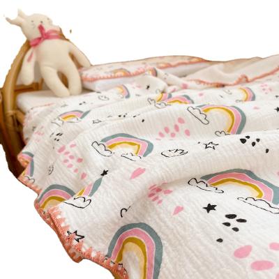 China Wholesale Custom Anti-Static Printing Cotton Comforter Baby Kid Wrap Covering for sale