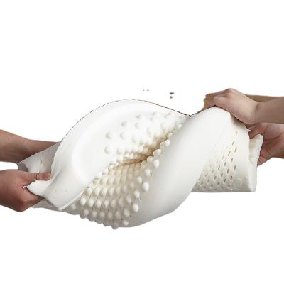 China Anti Dust Mite Comfort Nature Latex Foam Pillow 100% Super Latex Bed Pillow for sale