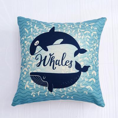 China Living Room Sofa Cushion Cover Office Chair Pillow Core Case Anti-Static Cotton And Canvas for sale