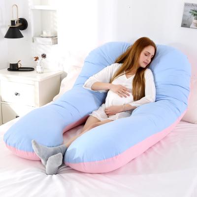 China Hot Selling Anti-static Maternity Pillow For Pregnant Women With Velvet Detachable Cover Caring pillowNursing pillow for sale