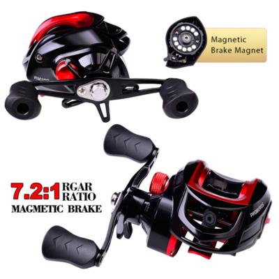 China Metal PROBEROS Fishing Reel Carbon Shell Lightweight Magnetic Brake Max Drag Casting Reel Water Drop Fishing Reel for sale