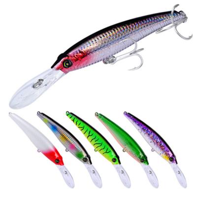 China Brand ABS 195mm floating plastic hard carnada minnow fishing pescar lures a Angeln Koder PESCA groundbait 46.5g Mino for sale