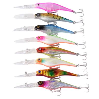 China Sale 13cm ABS WEIHE Multicolor Minnow Bait Lure ABS Plastic Wobbler 10.64g for sale