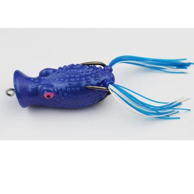 China Imported Germany Top 16g Water Frog 60mm PVC Materials Set Lure Body Frog for sale