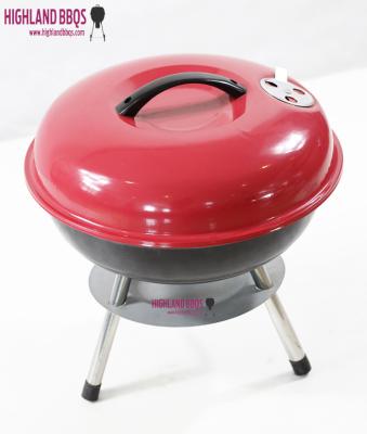 China Size Adjustable BBQ Grills 14 Inch Portable Camping Picnic Mini Apple Shape Kettle Charcoal BBQ Grill for sale