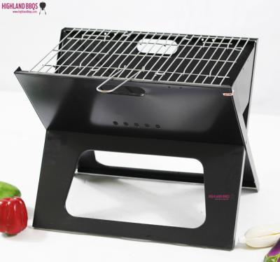 China Adjustable Height Charcoal BBQ Grill X Shape Portable Camping BBQ Grills Foldable BBQ Grills for sale