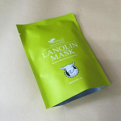 China Recyclable Customized Printing Mylar Aluminum Foil Face Mask Packaging Bags Face Mask Bag for sale