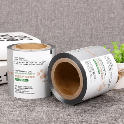 China Recycled Materials Food Packaging Roll Film Plastic Molding Printing Aluminum Foil Composite Roll Film Packaging Bag for sale