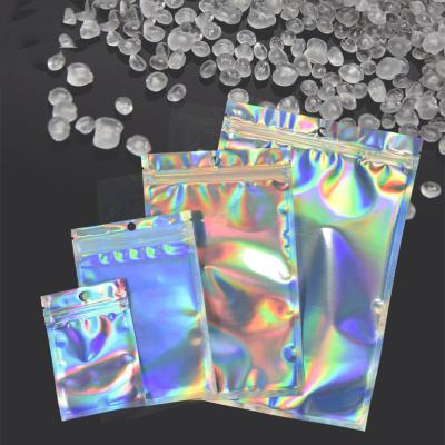 China Moisture Proof Hologram Bags One Side Holographic Clear Tote Bags Or Both Sides Holographic Pouches for sale