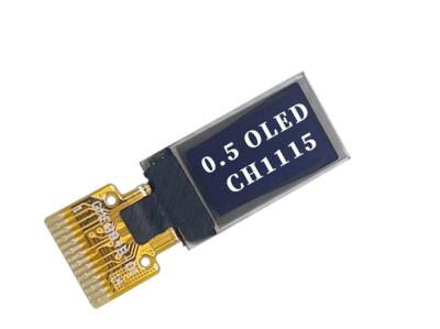 China 0.5 polegadas PMOLED Display Module, 48X88 Resolução, 14 pin IIC Interface, Direção IC CH1115 à venda