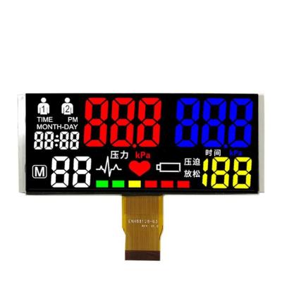 China 5.7 Inch Custom Segment LCD Display,  Programmable 1/4 Duty 1/3 Bias for sale