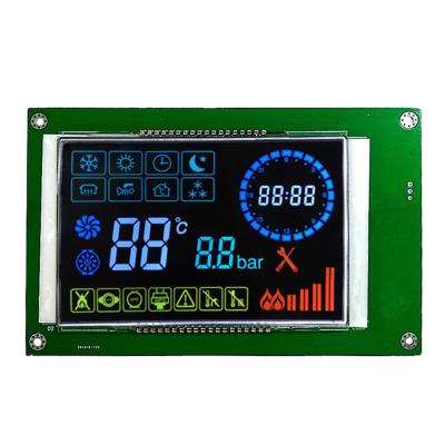 Cina Modulo display LCD a segmenti VA COB da 4,6 pollici 1/4 Duty 1/3 Bias 12:00 OROLOGIO in vendita