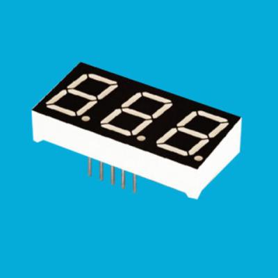 China 0.4 Inch Epaper Led Display White 3 Digit 7 Segment for sale