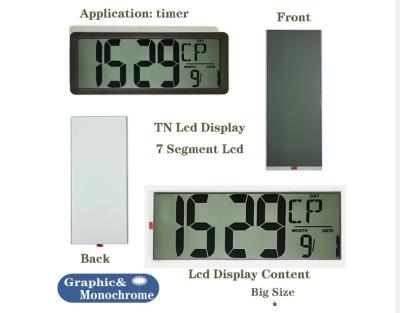 China Customized Segment TN Lcd Display Module,  1/2Duty 1/2Bias ZEBRA Connecting for sale