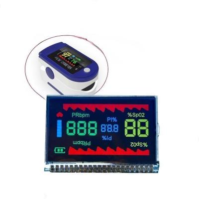 Cina Modulo di visualizzazione LCD di segmento VA da 0,95 pollici, 1/4 Duty, 1/3 Bias, connessione pin, angolo di visione completo in vendita