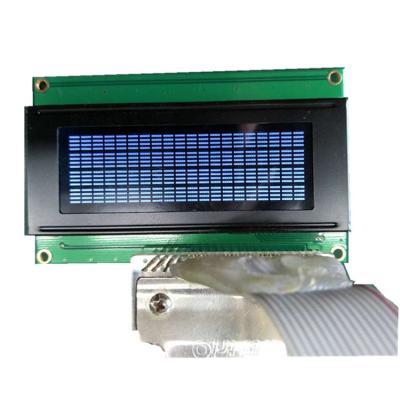 China 2.5 Inch Character Lcd Display， 20x4 STN Yellow / Blue 1/16 Duty 1/5 Bias for sale