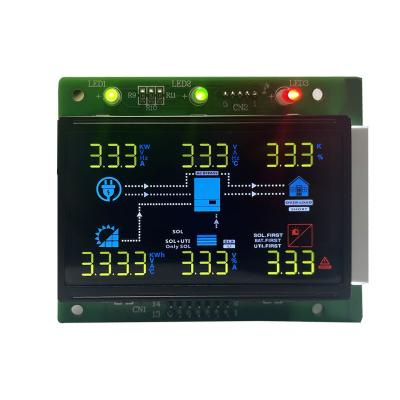 中国 VA/ネガティブ/トランスミッシブ LCD モジュール, 12:00 O'CLOCK,1/4 デューティ,1/3バイアス,運転 ic HT1621 販売のため