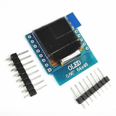 China 0.66 inch PMOLED Display 64x48 Resolutie IIC/SPI Interface Driving IC Ssd1306 Te koop