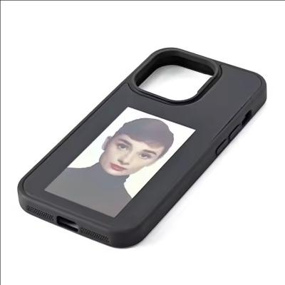 China Wholesale Custom E-Ink-Case Smart Ink Screen Phone NFC Mobile Case OEM Phone DIY Eink NFC Photo E Ink Case for sale