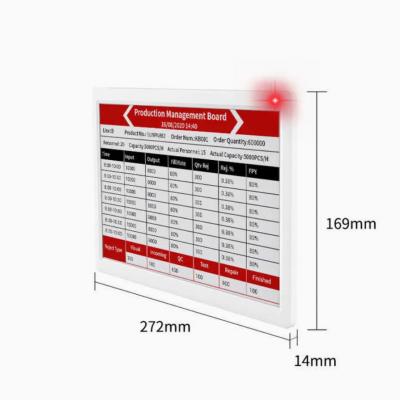 Chine 11Écran de 6 pouces E Ink Display Grand Epaper Supermarché Les prix des étiquettes Gestion centralisée Affichage d'informations plus riches à vendre