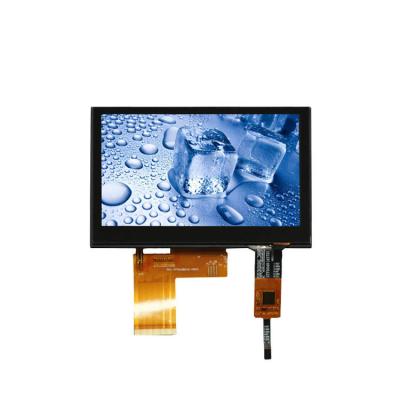 China 4.3 Inch LCD TFT IPS Panel ALL Viewing Angle Capacitive Touch Screen Display for sale