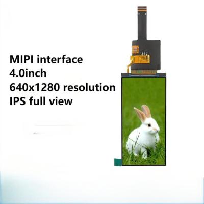 China 4-inch 640*1280 IPS view high-definition liquid crystal display screen for instrumentation, smart home. for sale