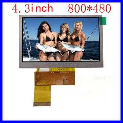 China 4.3 Inch 800*480 High Definition LCD Screen IPS Full Viewing Angle Brightness 1000 For Fish Finder. for sale