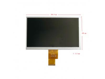 China 7 Inch Tft Lcd Display 1024×600 Resolution,1000c/d sunlight readable , 40 pins LVDS for sale